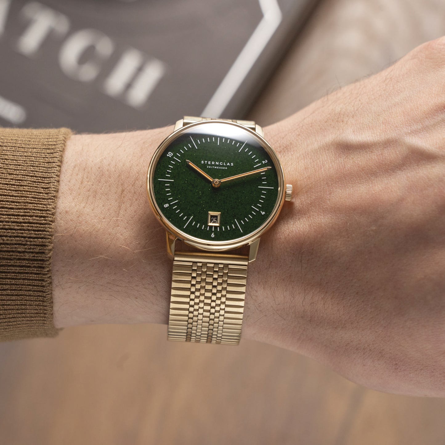 Naos Edition Aventurine dark green