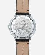 popup|5 ATM water-resistant|The carefully screwed case back seals your timepiece perfectly for everyday use.
