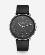 popup|A homage to the Hanseatic city|Inspired by measuring instruments from seafaring, the focus of the Hamburg Automatic is clearly on function.