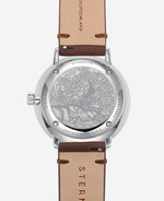 popup|High-quality back engraving|The case back is decorated with a haptically perceptible engraving of Hamburg's city centre.