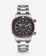 popup|Equipped for all water activities|The Merion is 20 ATM water-resistant thanks to two screw-down crowns.