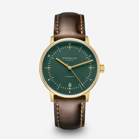 Naos Automatik dark green gold