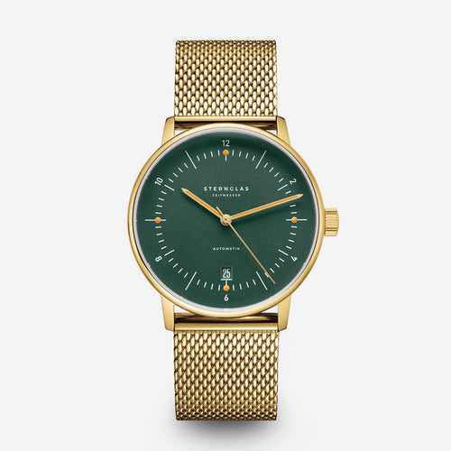 Naos Automatik dark green gold